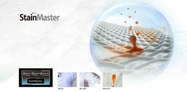 Công nghệ giặt nước nóng StaiMaster