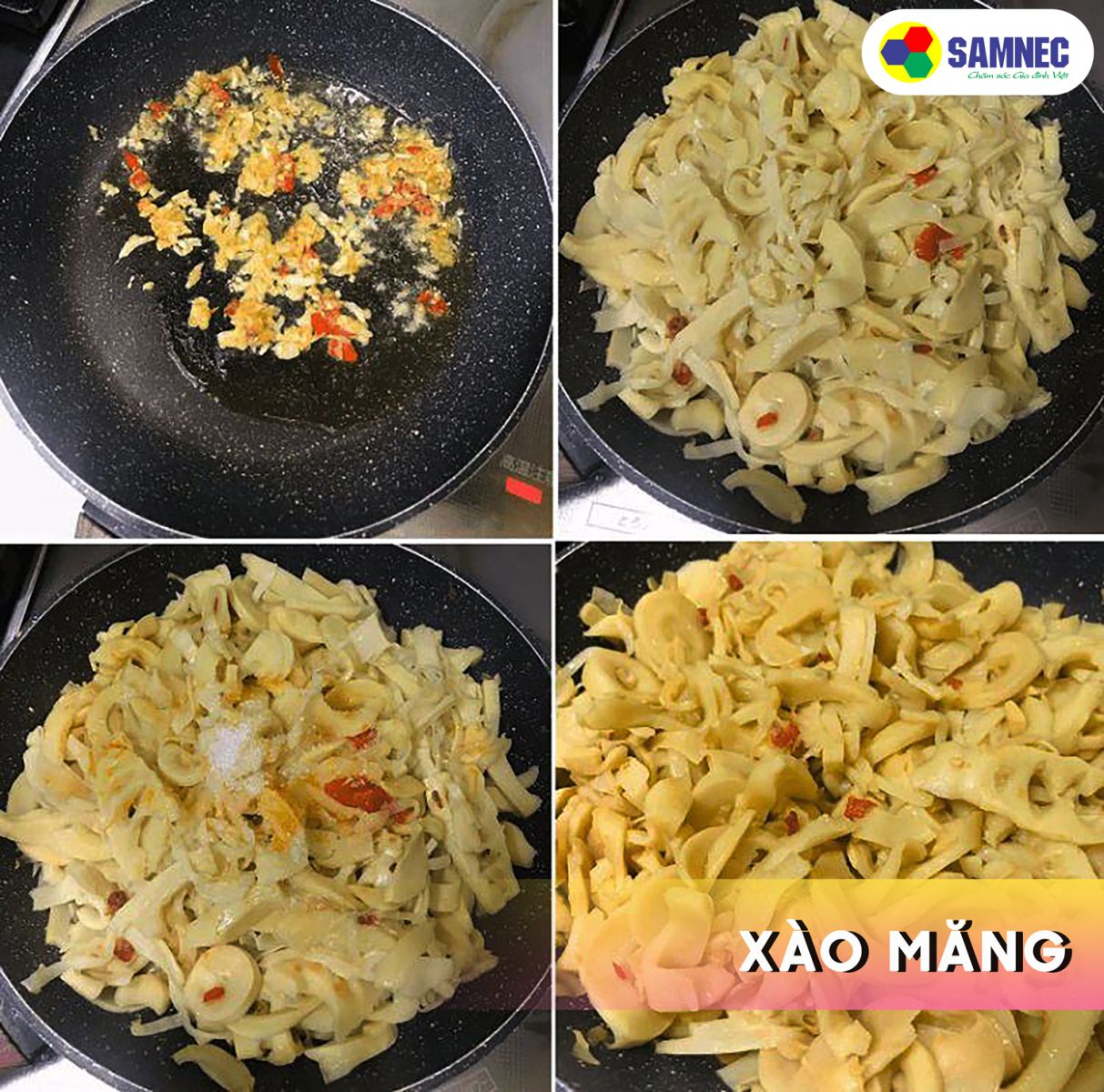 Xào măng