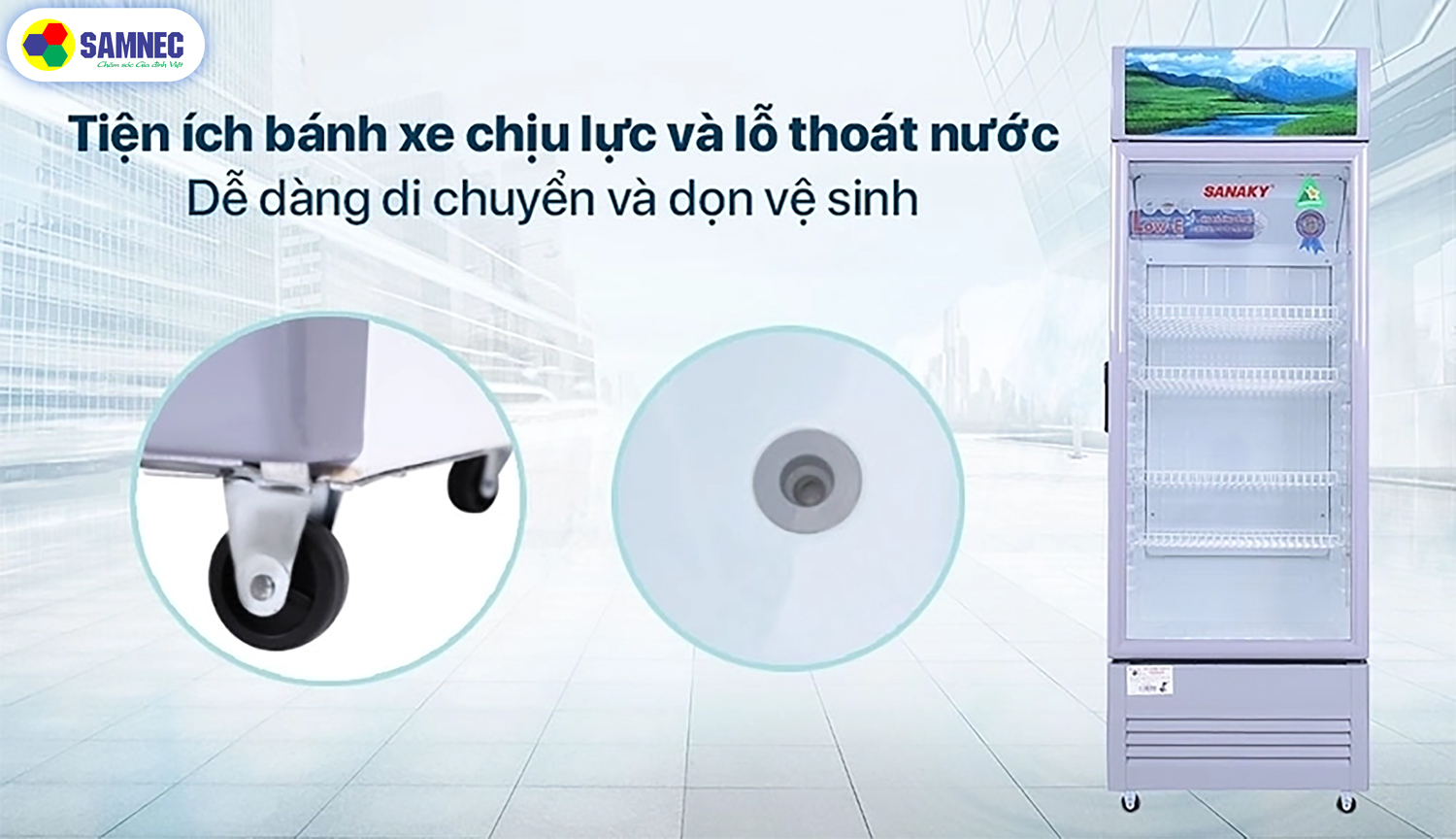 DỄ DÀNG DI CHUYỂN, VỆ SINH.