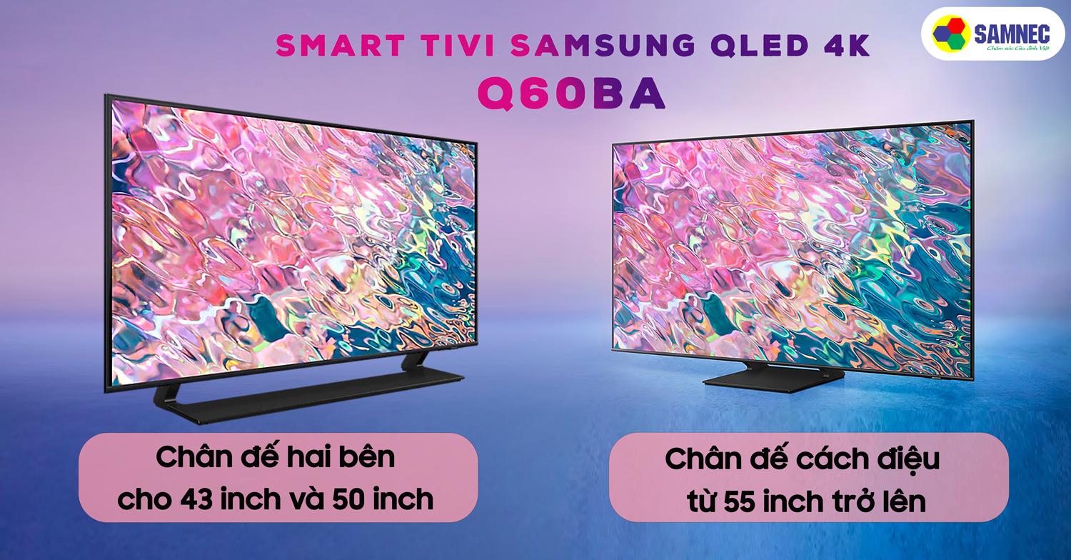 Thiết kế tivi samsung Q60BA
