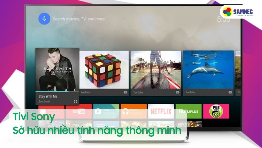 Thiết kế của tivi Sony