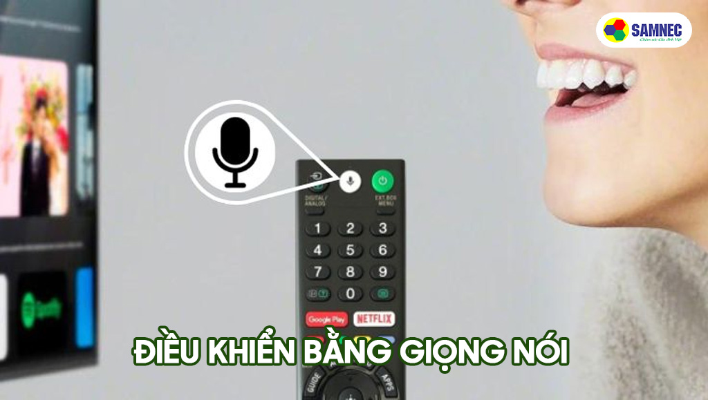 Điều khiển tivi bằng giọng nói trên A95L