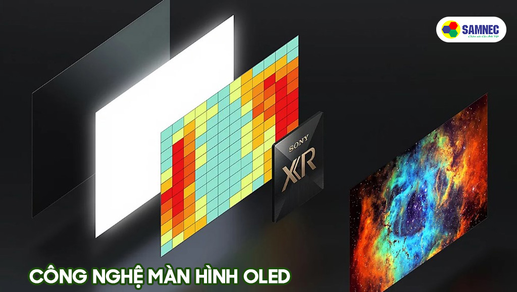 Công nghệ màn hình OLED tăng cường độ tương phản trên A95L
