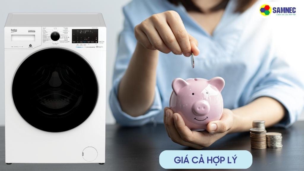 Giá thành của máy giặt Beko phù hợp với nhiều gia đình trẻ