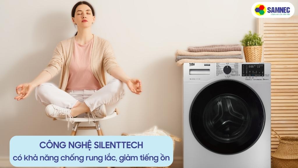 Công nghệ SilentTech của máy giặt Beko