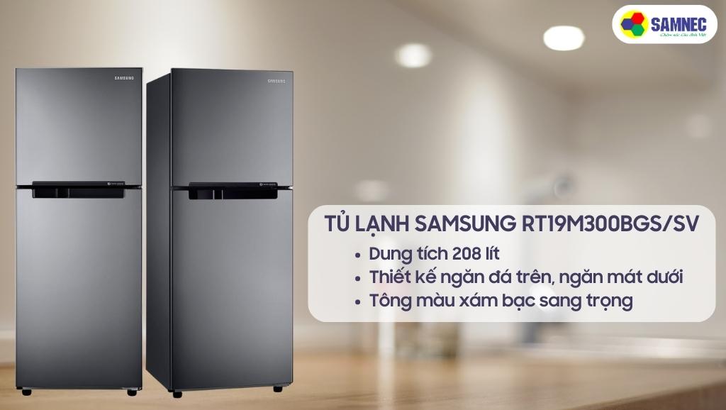 Tủ lạnh Samsung Inverter RT19M300BGS/SV