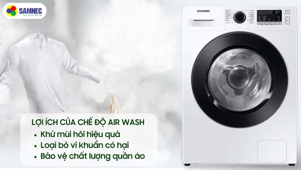 Những lợi ích của chế độ sấy Air Wash trên máy giặt Samsung