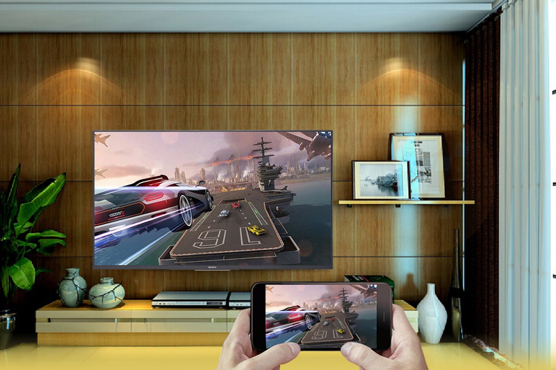 Chiếu màn hình điện thoại lên Android Tivi Sony 4K 65 inch KD-65X7500F Chiếu màn hình điện thoại lên Android Tivi Sony 4K 65 inch KD-65X7500F