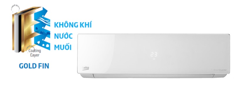 Độc đáo với dàn lạnh được phủ lớp chống ăn mòn GoldGuard Độc đáo với dàn lạnh được phủ lớp chống ăn mòn GoldGuard