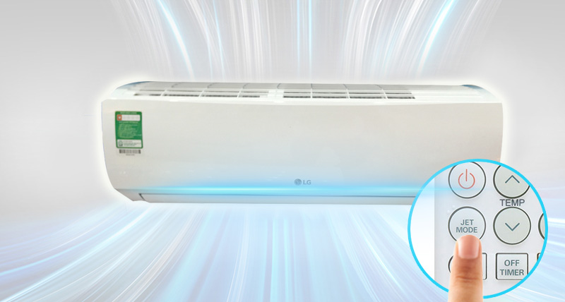 Làm lạnh nhanh chóng với Jet Cool