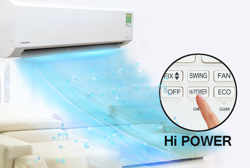 Công nghệ HI Power trên điều hòa 2 chiều Toshiba RAS-H13S3KV-V Công nghệ HI Power trên điều hòa 2 chiều Toshiba RAS-H13S3KV-V