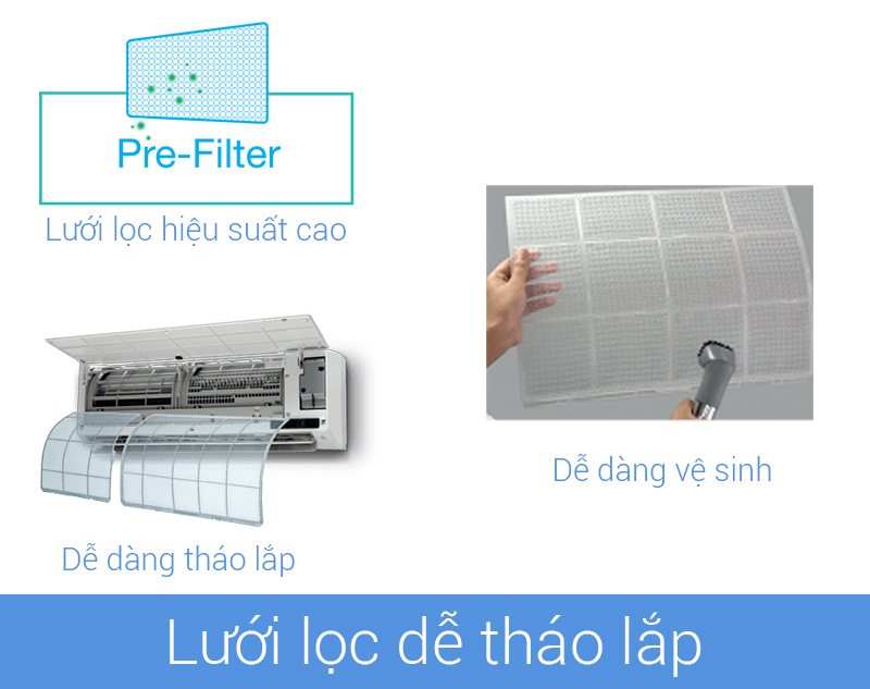 Bộ lọc kháng khuẩn và chống nấm mốc Bộ lọc kháng khuẩn và chống nấm mốc