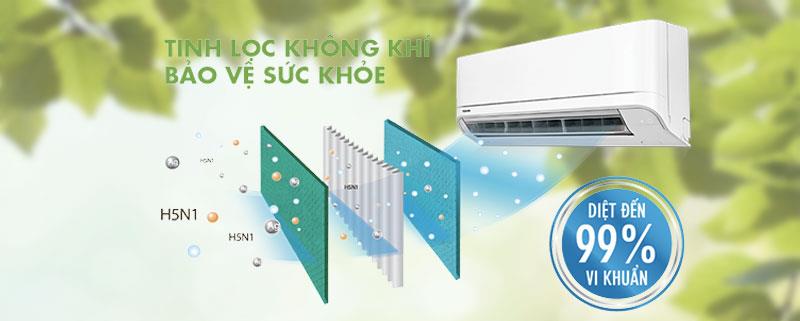 Hệ thống khử mùi diệt khuẩn IAQ mới