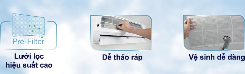 Màn lọc chống nấm mốc, bụi bẩn