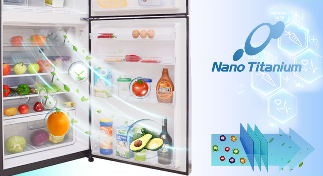 Màng lọc Nano Titanium giúp khử mùi và kháng khuẩn vượt trội Màng lọc Nano Titanium giúp khử mùi và kháng khuẩn vượt trội