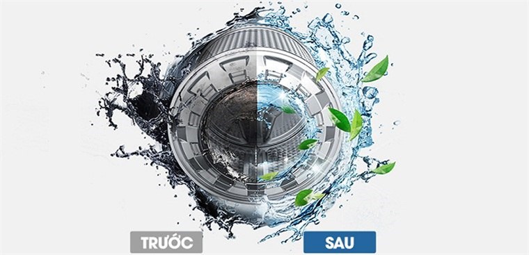 Máy giặt Beko Inverter 8 kg WTV 8512 XS0 vệ sinh lồng giặt