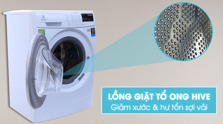 Lồng giặt HIVE hình tổ ong Lồng giặt HIVE hình tổ ong giúp giặt sạch quần áo một cách nhẹ nhàng