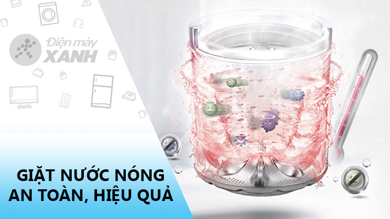 Giặt nước nóng bảo vệ quần áo Giặt nước nóng bảo vệ quần áo