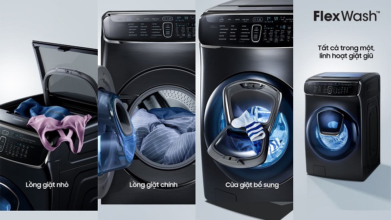 Máy giặt thiết kế lồng đôi siêu phẩm của Samsung Máy giặt thiết kế lồng đôi siêu phẩm của Samsung