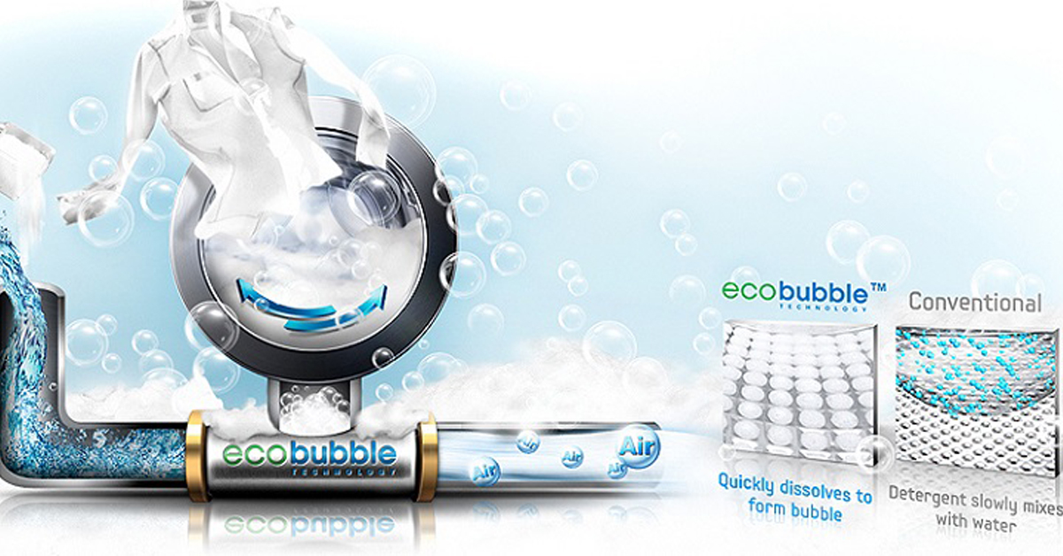 Công nghệ giặt bong bóng Eco Bubble