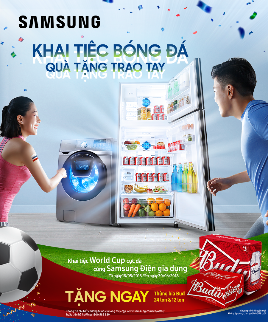 Khai tiệc bóng đá quà tặng trao tay