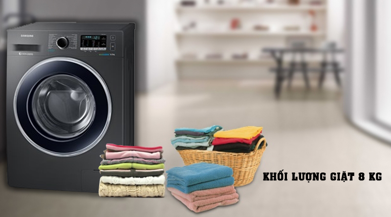 Máy giặt Samsung Inverter 8 kg WW80J54E0BX/SV Máy giặt Samsung Inverter 8 kg WW80J54E0BX/SV