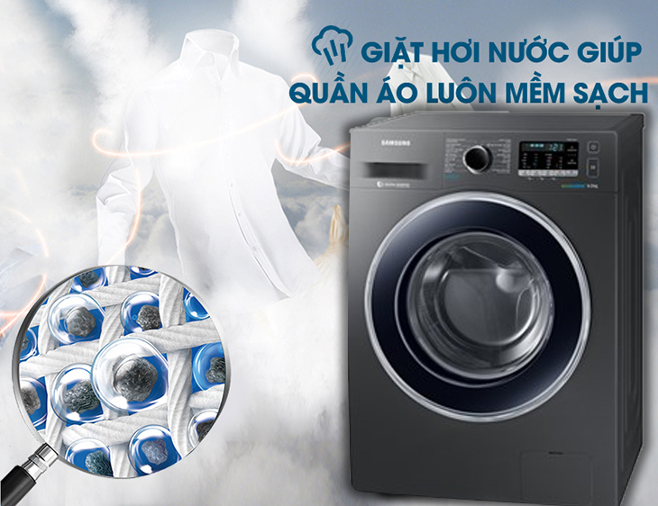 Giặt hơi nước sạch khuẩn và làm mềm vải Giặt hơi nước sạch khuẩn và làm mềm vải