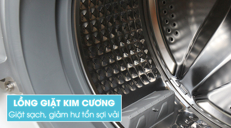 Lồng giặt kim cương giặt hiệu quả, bảo vệ quần áo Lồng giặt kim cương giặt hiệu quả, bảo vệ quần áo
