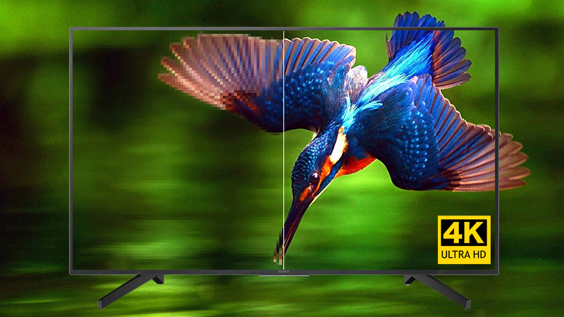 Độ phân g iaỉ 4K sắc nét trên Smart Tivi Sony 4K 43 inch KD-43X7000F Độ phân g iaỉ 4K sắc nét trên Smart Tivi Sony 4K 43 inch KD-43X7000F