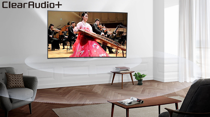 Công nghệ âm thanh Clear Audio + trên Smart Tivi Sony 4K 49 inch KD-49X7000F Công nghệ âm thanh Clear Audio + trên Smart Tivi Sony 4K 49 inch KD-49X7000F