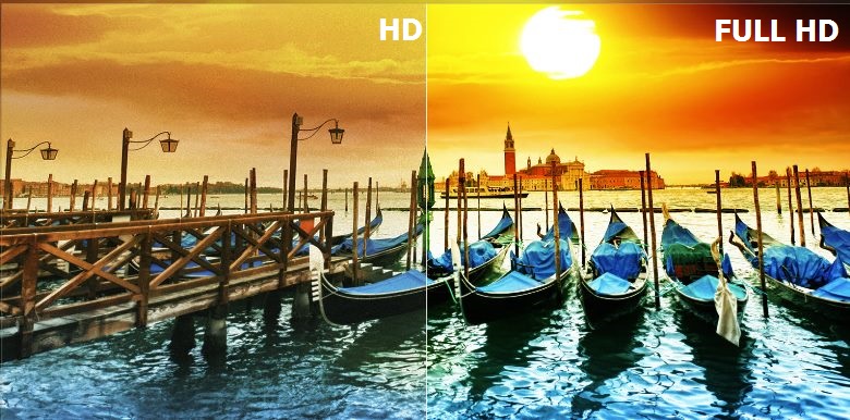 Hình ảnh sắc nét với độ phân giải Full HD Hình ảnh sắc nét với độ phân giải Full HD
