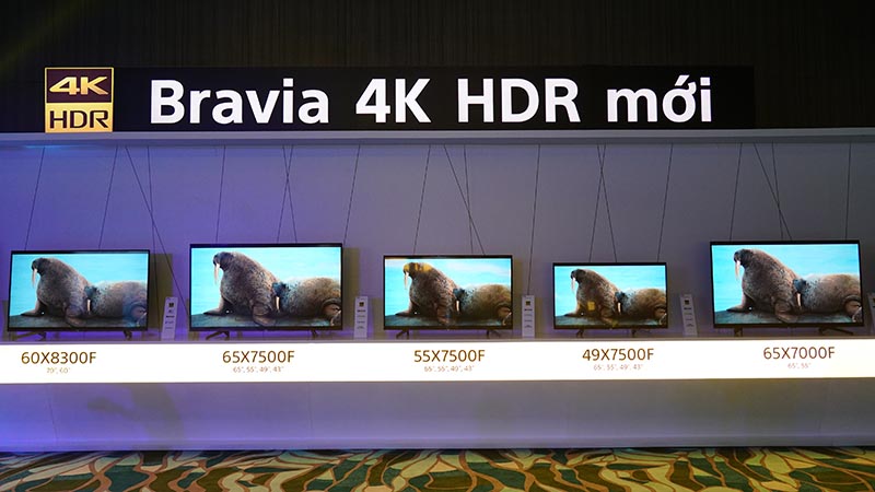 TV Bravia 4K HDR mới TV Bravia 4K HDR mới