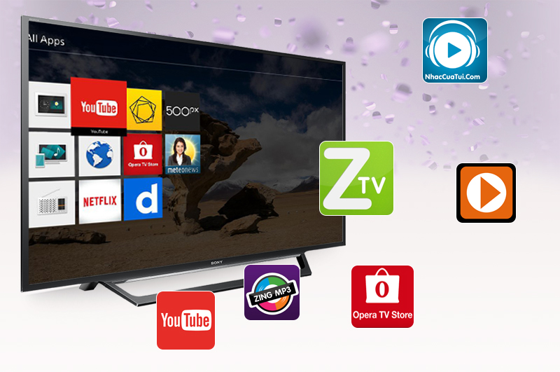 Internet Tivi Sony 55 inch KDL-55W650D - Ứng dụng Internet Tivi Sony 55 inch KDL-55W650D - Ứng dụng