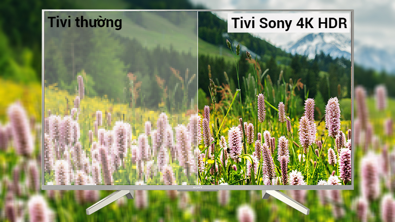 Công nghệ 4K HDR trên tivi Sony X8500F/S Công nghệ 4K HDR trên tivi Sony X8500F/S