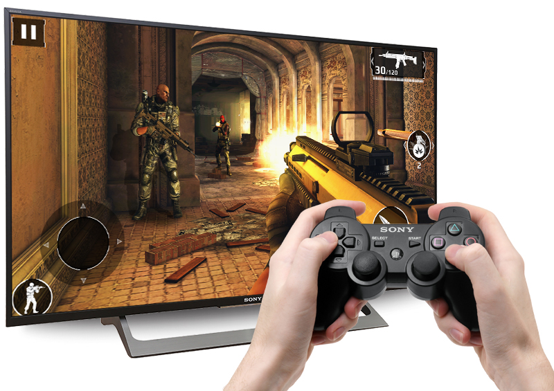 Android Tivi Sony 43 inch KD-43X8000E - Kết nối tay game Android Tivi Sony 43 inch KD-43X8000E - Kết nối tay game