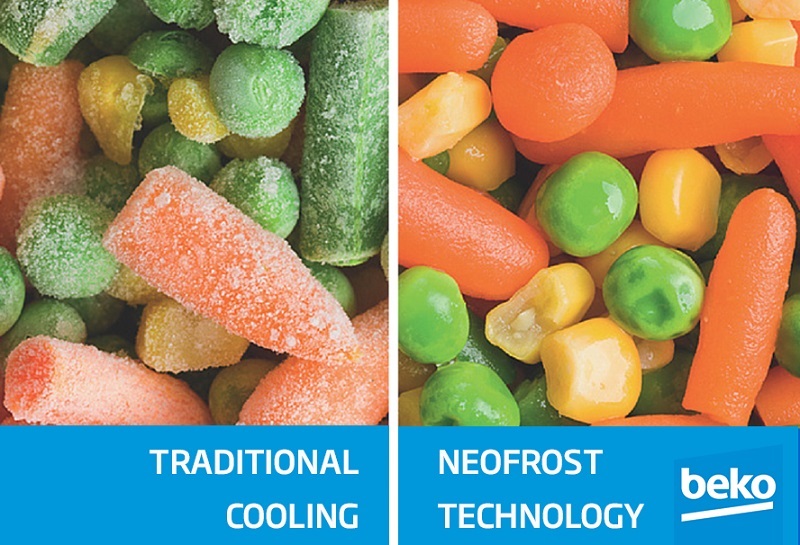 Công nghệ NeoFrost Technology làm lạnh đồng đều, hiệu quả Công nghệ NeoFrost Technology làm lạnh đồng đều, hiệu quả