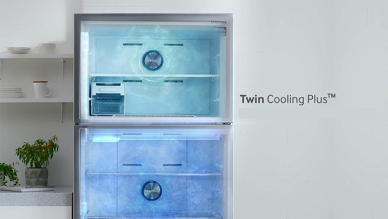 Công nghệ 2 dàn lạnh riêng biệt Twin Cooling Plus làm lạnh hiệu quả Công nghệ 2 dàn lạnh riêng biệt Twin Cooling Plus làm lạnh hiệu quả
