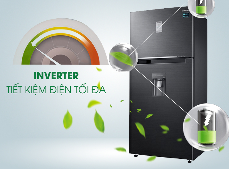 Công nghệ Inverter độc đáo đã làm giảm tối đa sự hao phí điện năng trong quá trình vận hành của tủ lạnh Samsung RT50K6631BS/SV Công nghệ Inverter độc đáo đã làm giảm tối đa sự hao phí điện năng trong quá trình vận hành của tủ lạnh Samsung RT50K6631BS/SV