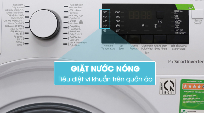 Tiện ích giặt nước nóng Tiện ích giặt nước nóng