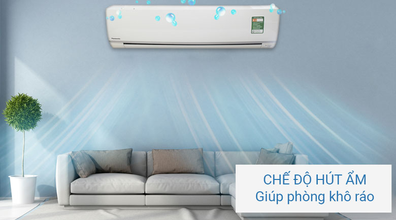 Chức năng hút ẩm tạo không khí khô thoáng Chức năng hút ẩm tạo không khí khô thoáng