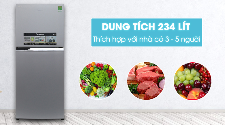 Tủ lạnh Panasonic NR-BL267VSV1 Tủ lạnh Panasonic NR-BL267VSV1