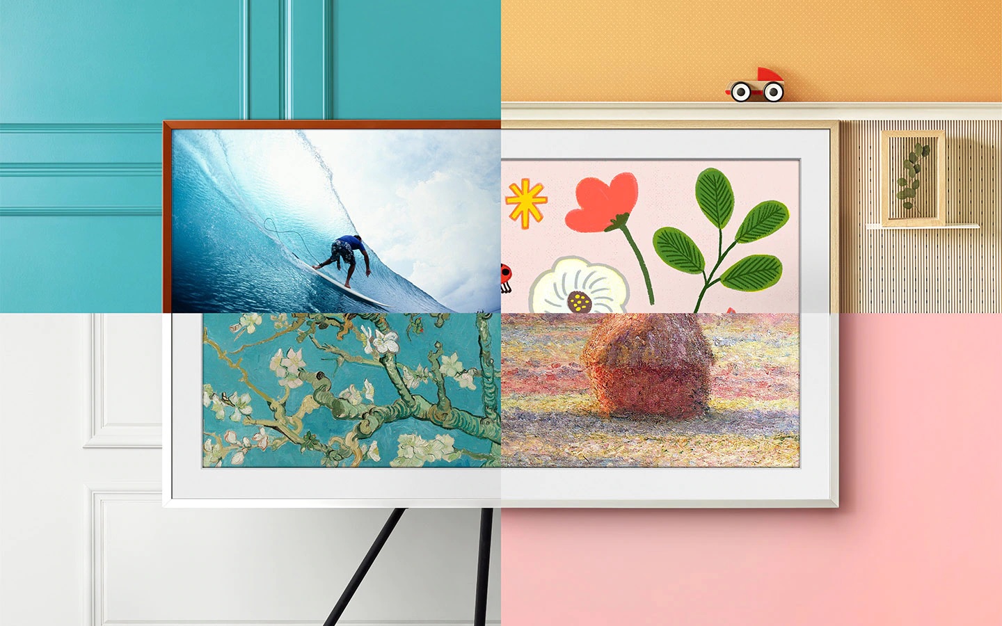 Sáng tạo tuyệt tác với tivi The Frame - Samnec điện máy