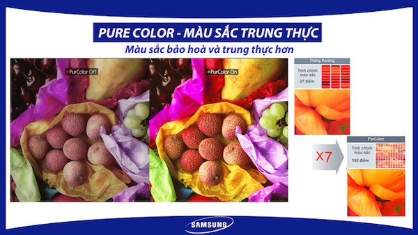 Công nghệ PurColor - Samnec ĐIện Máy