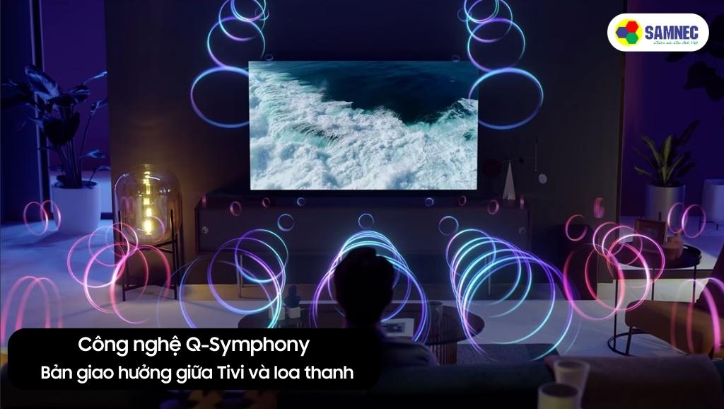 Công nghệ Q-Symphony của Tivi Samsung AU7002