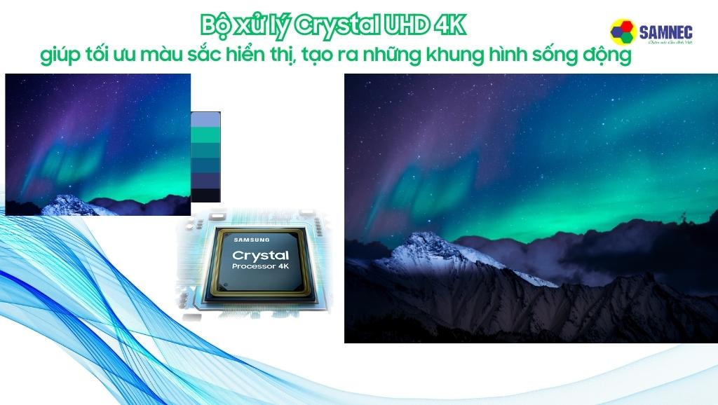 Bộ xử lý Crystal 4K của Tivi Samsung AU7002