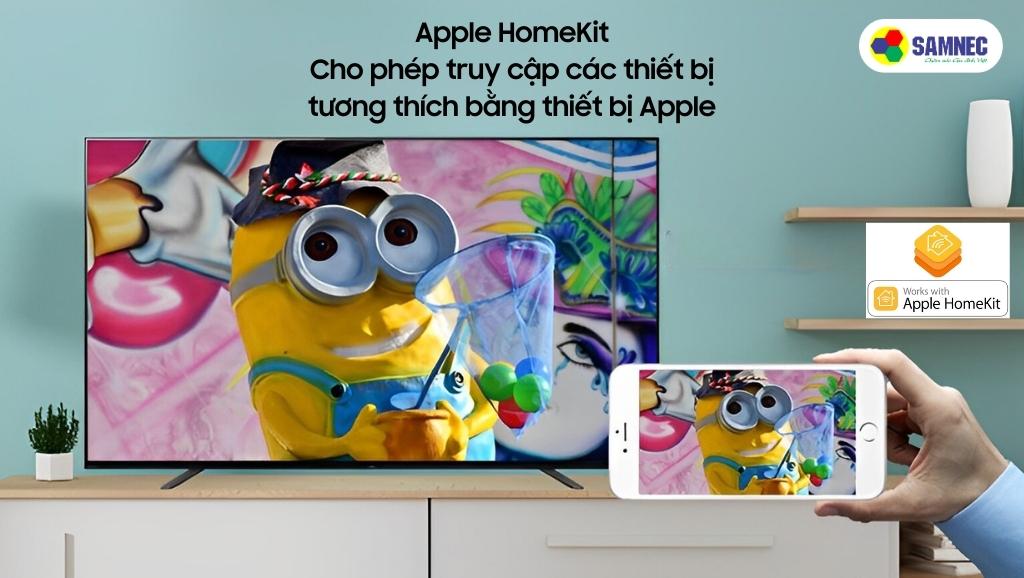 Khả năng kết nối với các thiết bị Apple HomeKit của Tivi Sony X85L
