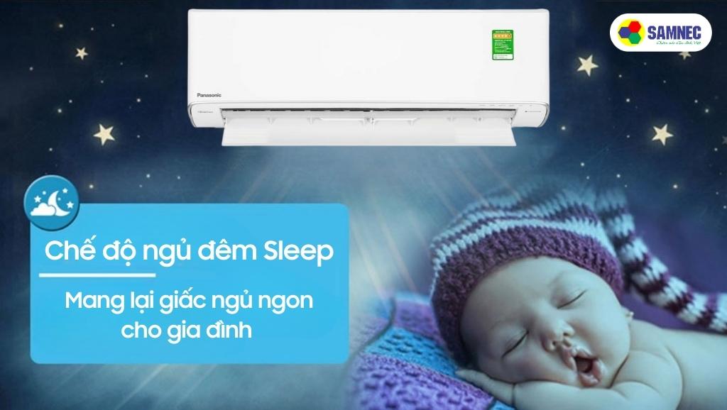 Chế độ ngủ đêm Sleep máy lạnh Panasonic Inverter 1 HP CU/CS-PU9ZKH-8M