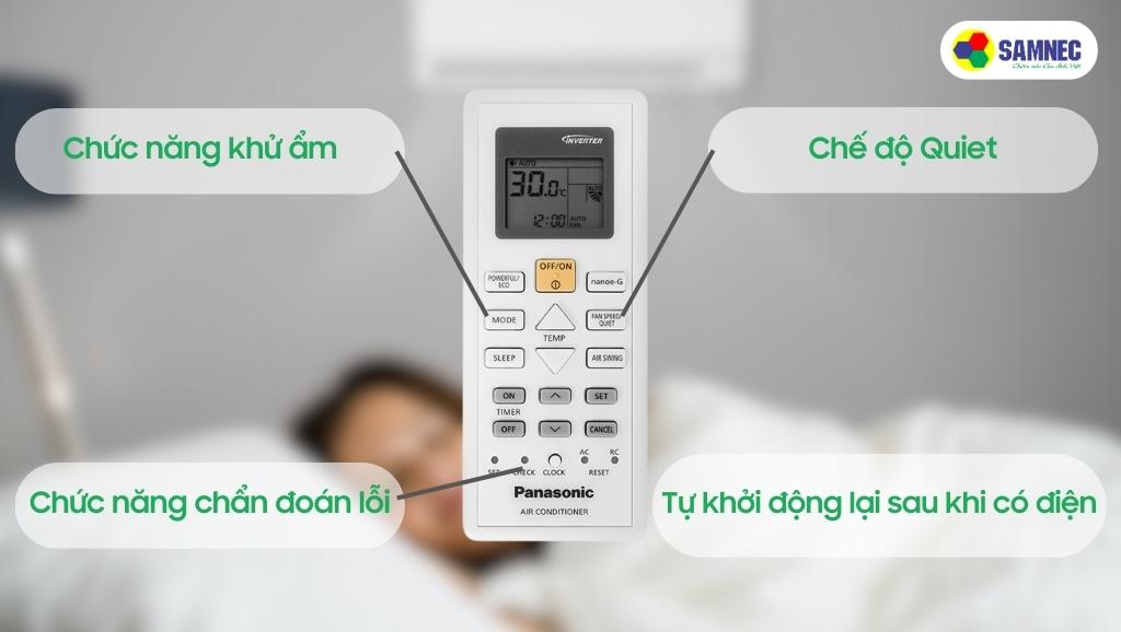 Những tiện ích hữu dụng của máy lạnh Panasonic CU/CS-PU9ZKH-8M