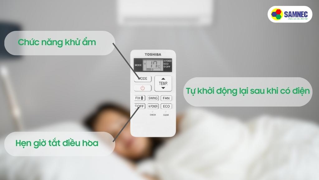 Những tiện ích thông minh của máy lạnh Toshiba RAS-H10C4KCVG-V