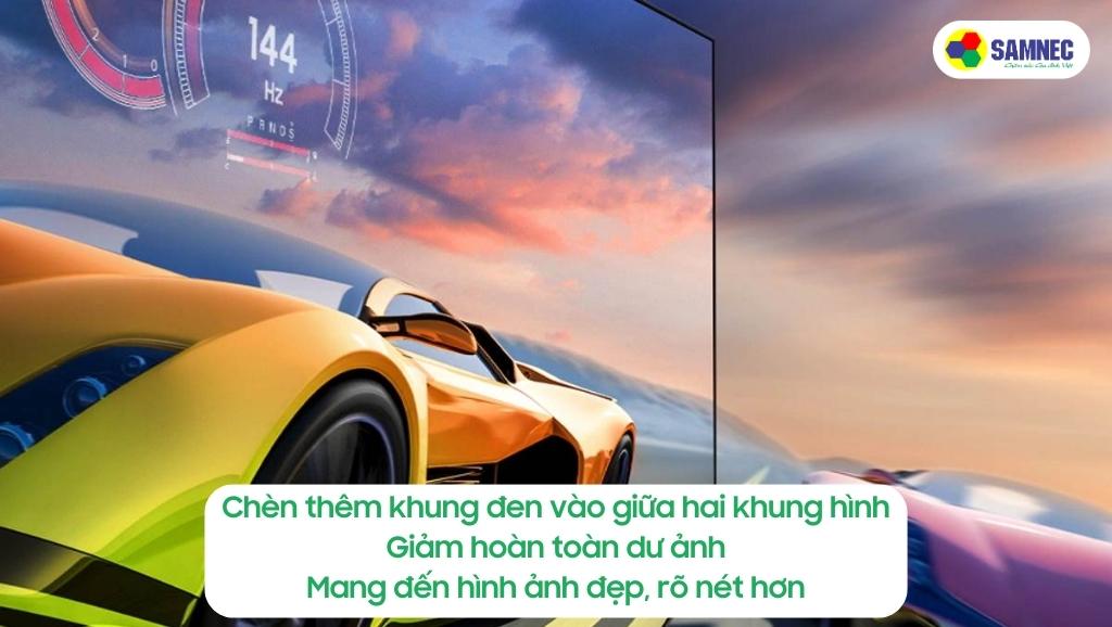 Các hoạt động của công nghệ Motion Xcelerator trên tivi Samsung 2023
